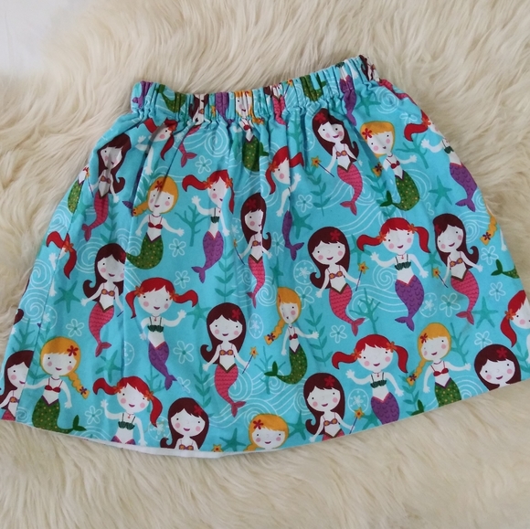 Handmade Girl's Mermaid Skirt - Picture 6 of 6